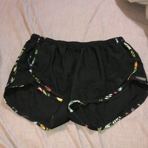 Floral running shorts